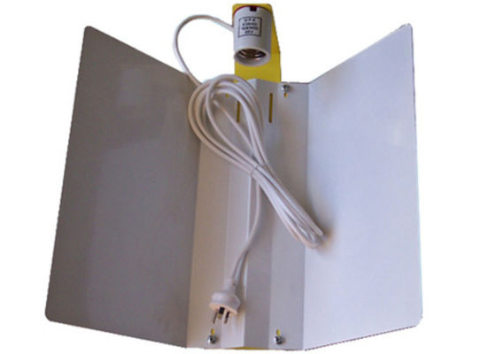 Asa tomada partido dobro 265V refrigerar de ar do soquete de Max Airflow Grow Light Reflectors