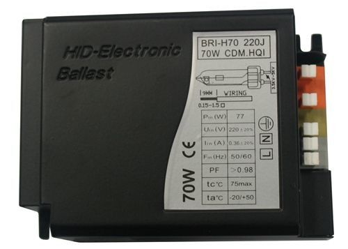 lâmpada cerâmica do sódio do alogenuro 70W do metal do reator da estufa de 0.44A 130Hz Digitas
