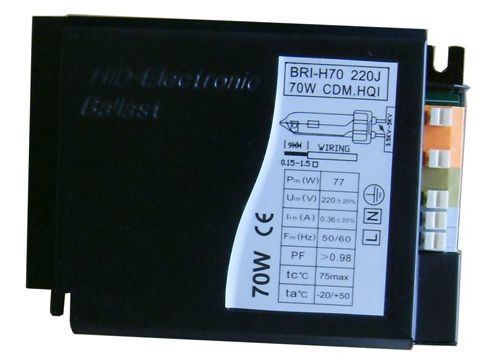 lâmpada cerâmica do sódio do alogenuro 70W do metal do reator da estufa de 0.44A 130Hz Digitas