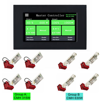 C.C. Smart do controlador 10V HPS 5V da ATAC 0 dos canais duplos CMH que ilumina o controlador