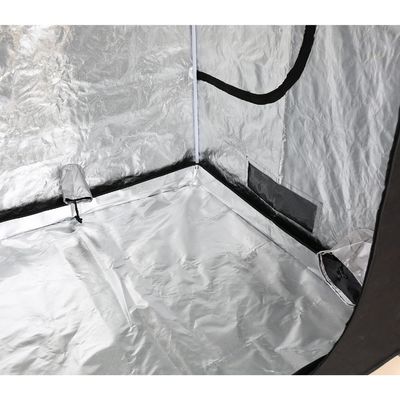 200cm que a altura Zippered interno hidropônico crescem a barraca, 5X5” portátil crescem a tela da barraca 600D