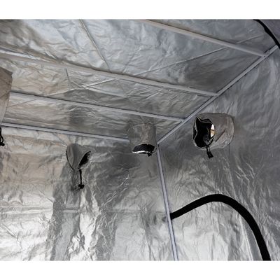 200cm que a altura Zippered interno hidropônico crescem a barraca, 5X5” portátil crescem a tela da barraca 600D