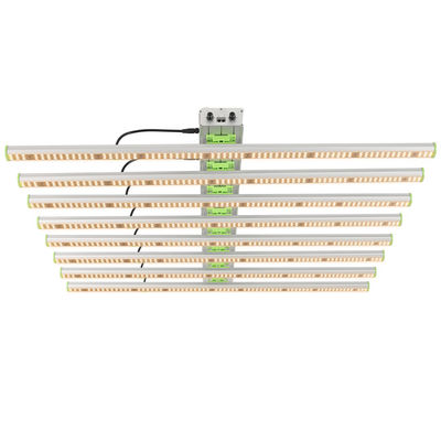 o diodo emissor de luz de 600W 1560μ Mol Plant cresce luzes 6 barras EPAR 380nm-760nm