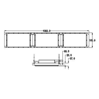 O diodo emissor de luz do quantum da hidroponia cresce o espectro completo das luzes IP65 320w para o vegetal