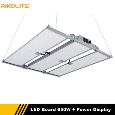 O diodo emissor de luz da horticultura de Rikolite cresce placas do quantum das luzes 650w com função da exposição do poder