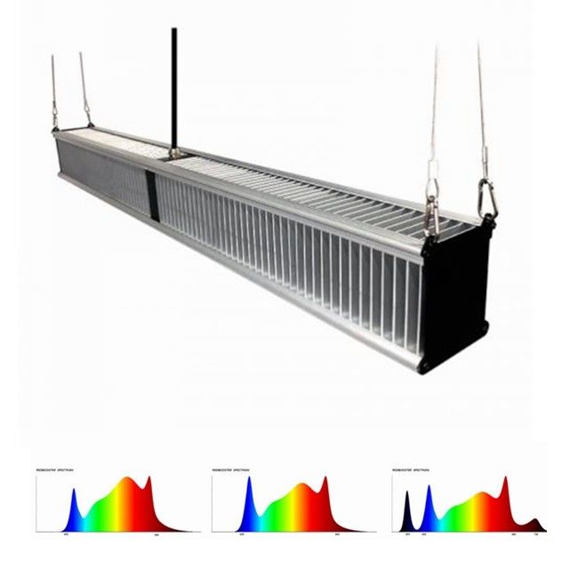 a planta de estufa de 800w 2.7μMol/J cresce luzes o híbrido da horticultura que conduziu a barra 1000w magro