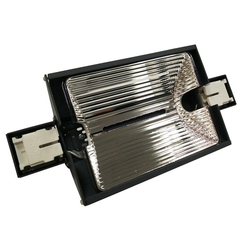 O refletor de vidro hortícola da luz de HPS, dobro claro ótico do refletor 1000W terminou