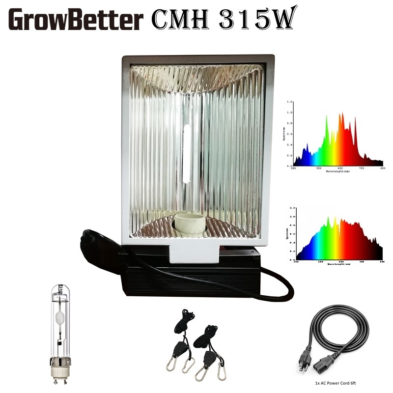 A cobertura 3' X3 315W CMH cresce luzes para as plantas da folha internas cresce a iluminação das salas